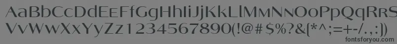 Angelicac Font – Black Fonts on Gray Background