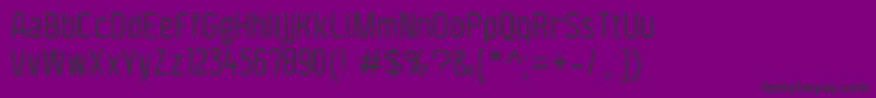 F4aagentcondbook Font – Black Fonts on Purple Background