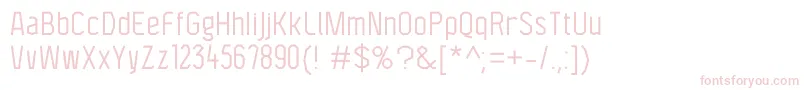 F4aagentcondbook Font – Pink Fonts on White Background