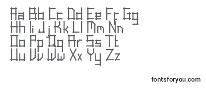 Schriftart LinearScript