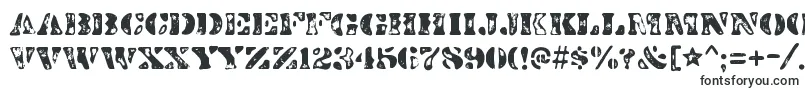 Шрифт DirtybakersdozenscorchRegular – шрифты с фиксированной шириной