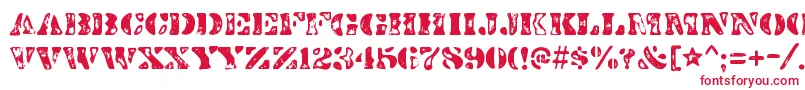 DirtybakersdozenscorchRegular Font – Red Fonts