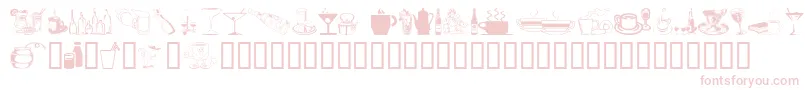Więcej informacji o czcionce DrinksVarious Czcionka DrinksVarious – różowe czcionki