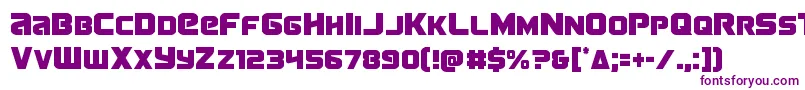 Terrancond-fontti – violetit fontit