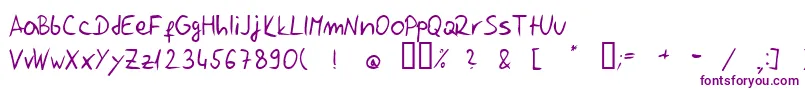 Jelurrg Font – Purple Fonts
