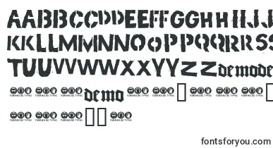 Pig font – stencil Fonts