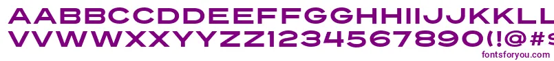 Turnpike-fontti – violetit fontit