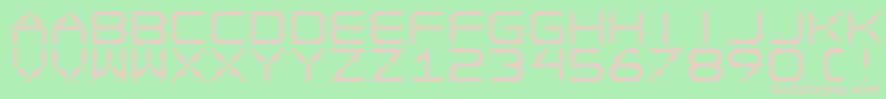 Ego Font – Pink Fonts on Green Background