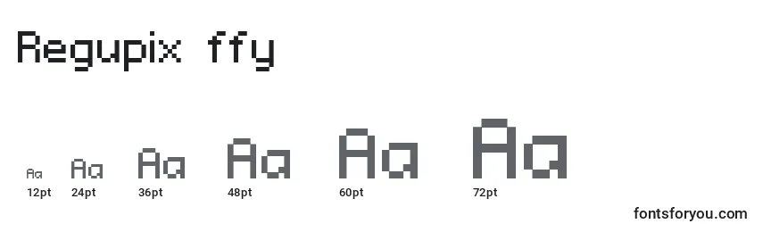 Regupix ffy Font Sizes