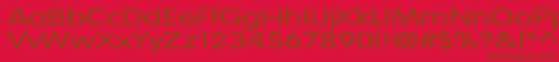 En savoir plus sur la police VogueNormalEx Police VogueNormalEx – polices brunes sur fond rouge