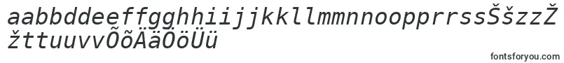 フォントDejavuSansMonoOblique – エストニアのフォント