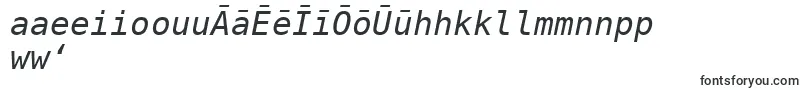 Czcionka DejavuSansMonoOblique – hawajskie czcionki