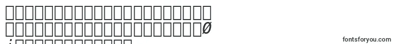 フォントDejavuSansMonoOblique – シンディ文字