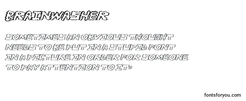 Review of the Brainwasher Font