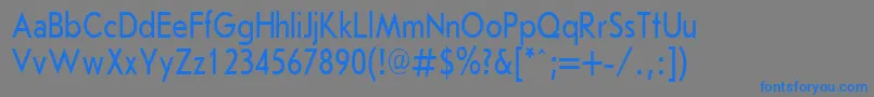 JournalSansserifPlain.001.00180nh Font – Blue Fonts on Gray Background