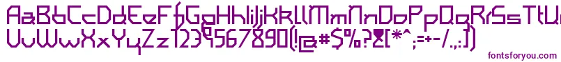 Iamsimpl Font – Purple Fonts on White Background
