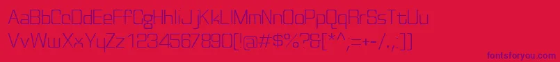 Discognate ffy Font – Purple Fonts on Red Background