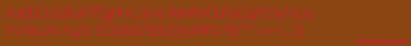 Discognate ffy Font – Red Fonts on Brown Background