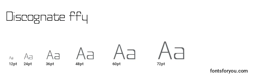 Discognate ffy Font Sizes