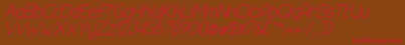 More about HalfmoonrisingitalicRegular Font HalfmoonrisingitalicRegular Font – Red Fonts on Brown Background