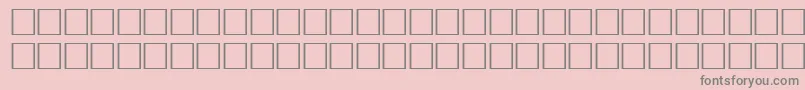 VremyafwfItalic Font – Gray Fonts on Pink Background