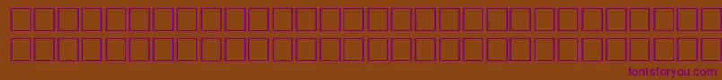 VremyafwfItalic Font – Purple Fonts on Brown Background