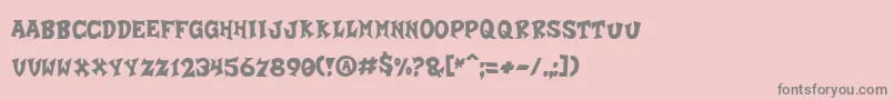 Weitere Informationen zur CrashALike-Schriftart CrashALike-Schriftart – Graue Schriften auf rosa Hintergrund