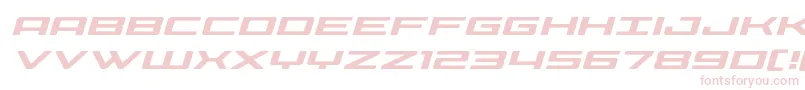 Phoeniciaexpandital Font – Pink Fonts on White Background
