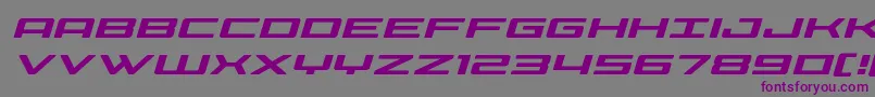 Phoeniciaexpandital Font – Purple Fonts on Gray Background