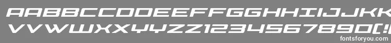 Phoeniciaexpandital-fontti – valkoiset fontit harmaalla taustalla