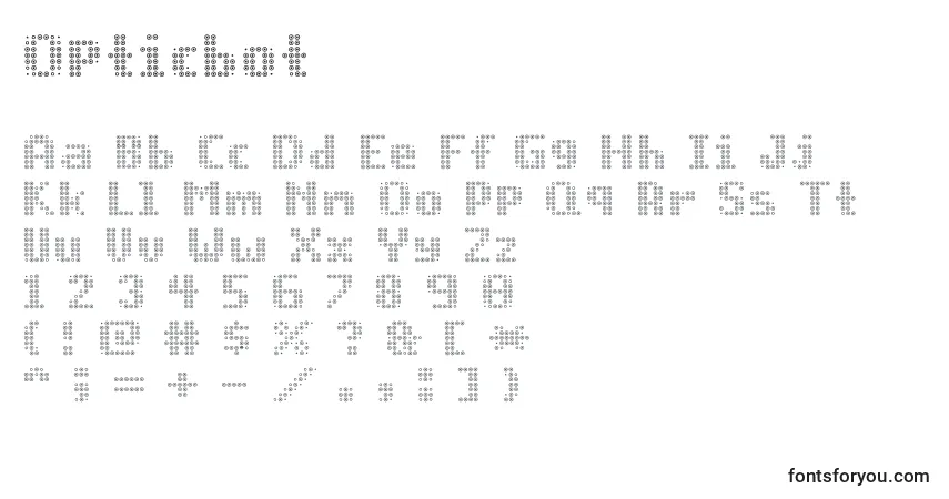 Fuente Opticbot - alfabeto, números, caracteres especiales