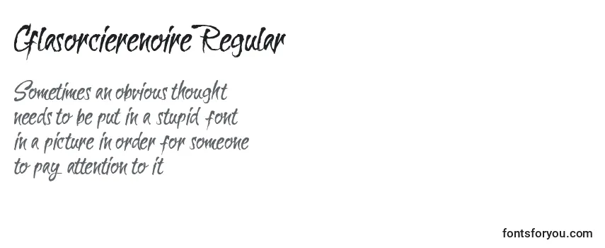 Review of the CflasorcierenoireRegular Font