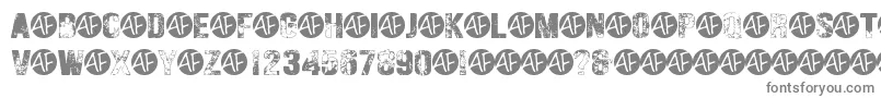 HungryGhosts Font – Gray Fonts on White Background