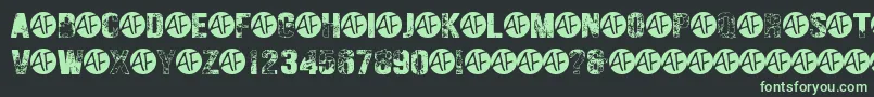HungryGhosts Font – Green Fonts on Black Background