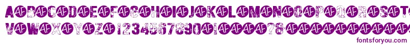 HungryGhosts Font – Purple Fonts on White Background