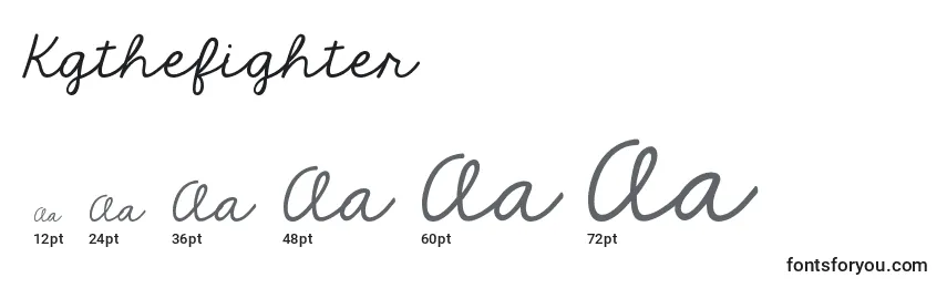 Kgthefighter Font Sizes