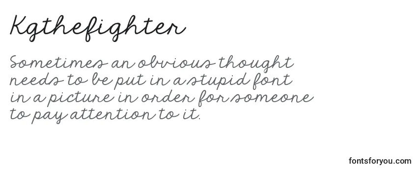 Review of the Kgthefighter Font