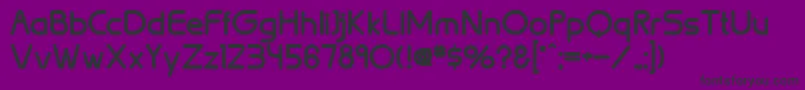 BrionBold Font – Black Fonts on Purple Background