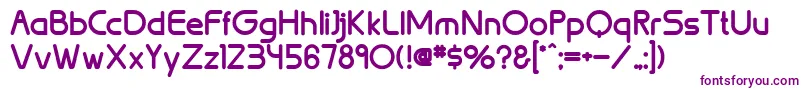 BrionBold Font – Purple Fonts on White Background
