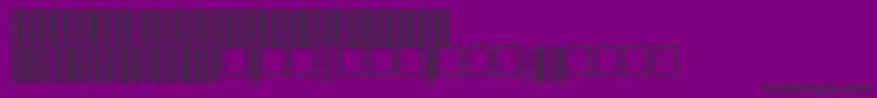 V100017 Font – Black Fonts on Purple Background