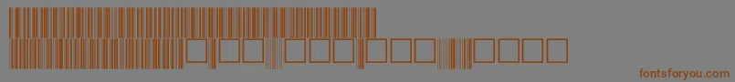 V100017 Font – Brown Fonts on Gray Background