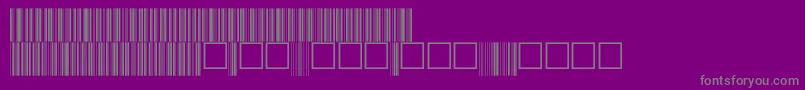 フォントV100017 – 紫の背景に灰色の文字
