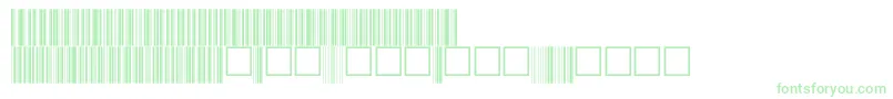 V100017 Font – Green Fonts on White Background