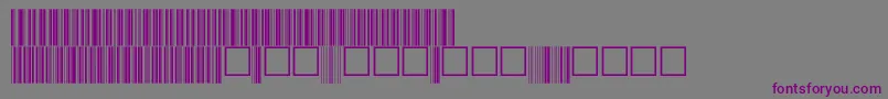 フォントV100017 – 紫色のフォント、灰色の背景