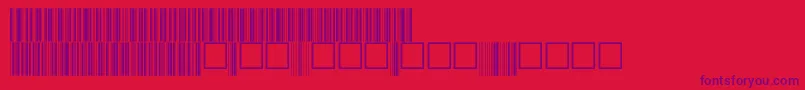 Шрифт V100017 – фиолетовые шрифты на красном фоне