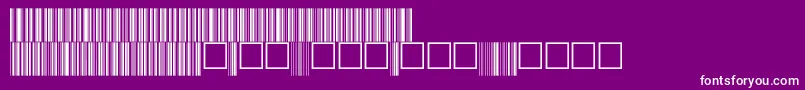 V100017 Font – White Fonts on Purple Background
