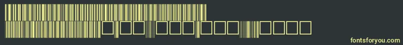 V100017 Font – Yellow Fonts on Black Background