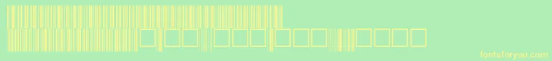 Fonte V100017 – fontes amarelas em um fundo verde