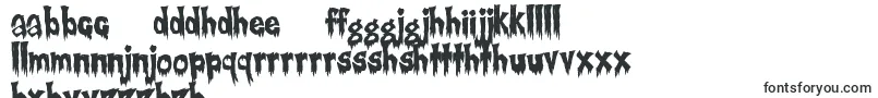 Czcionka Creepsville – czcionki n'yanja