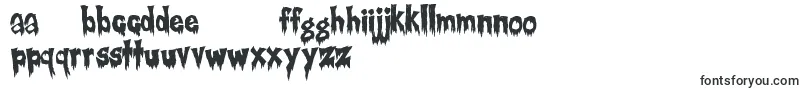 Шрифт Creepsville – македонские шрифты